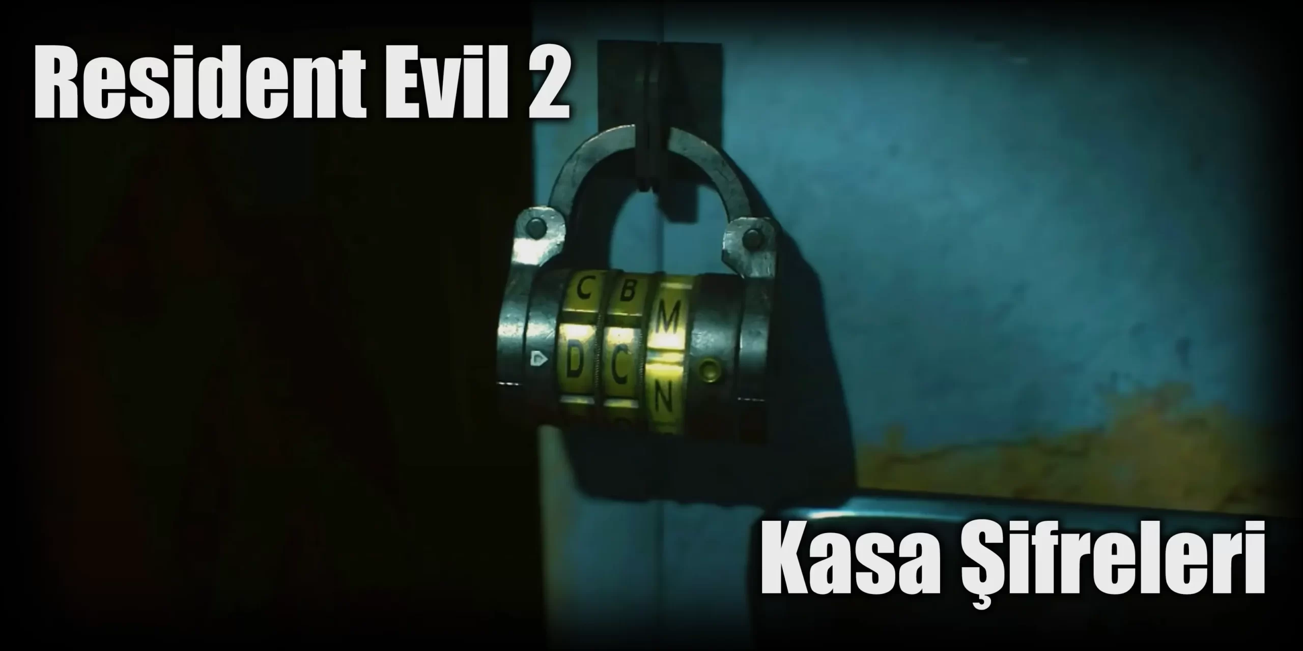 Resident Evil 2 Kasa Şifresi, Resident Evil 2 Dolap Şifresi