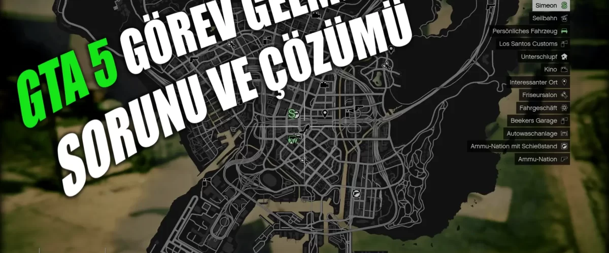 GTA 5 Görev Gelmiyor Sorunu ve Çözümü GTA 5 Görev Gelmiyor Sorunu ve Çözümü